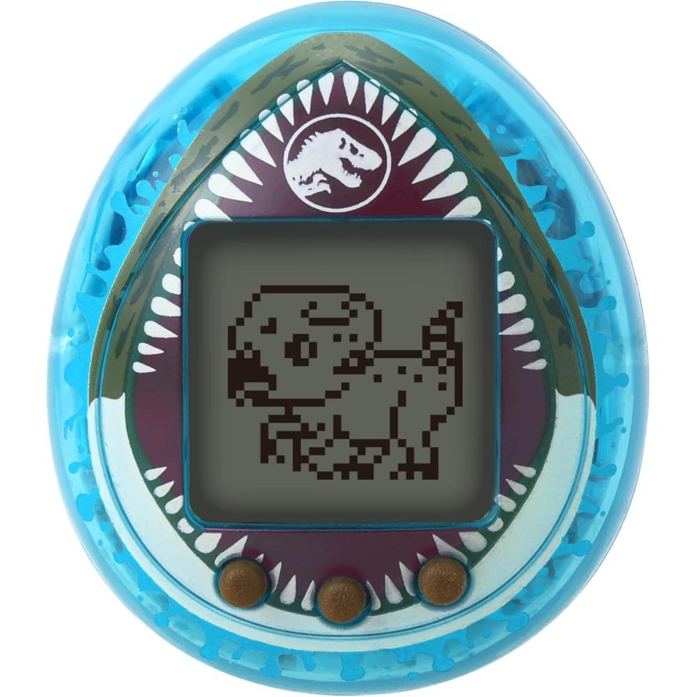 imageTamagotchi Nano x Jurassic World Rebirth  SpinosaurusMosasaurus