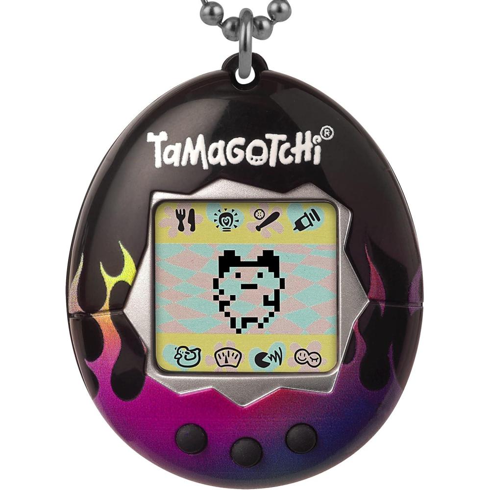imageTamagotchi Original  PinkYellowFlames
