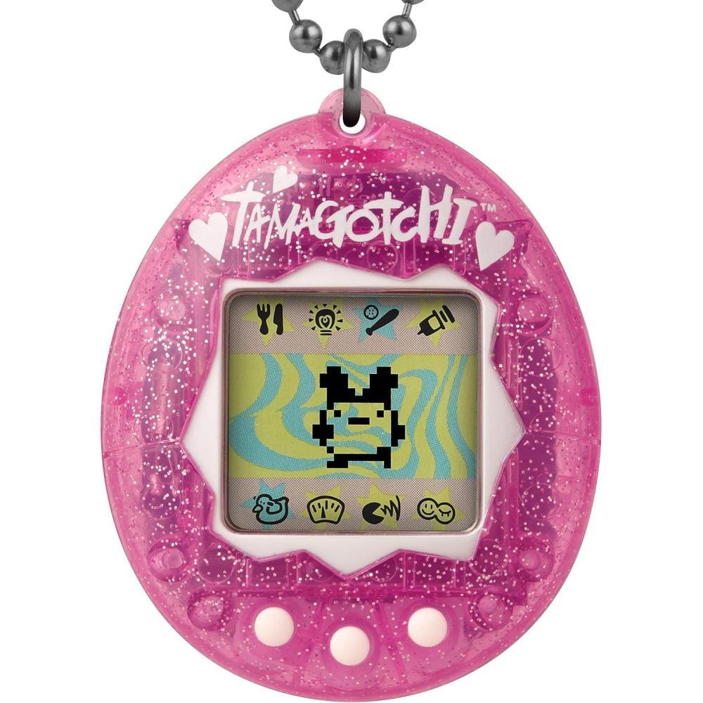 imageTamagotchi Original  PinkYellowPink Glitter Updated Logo