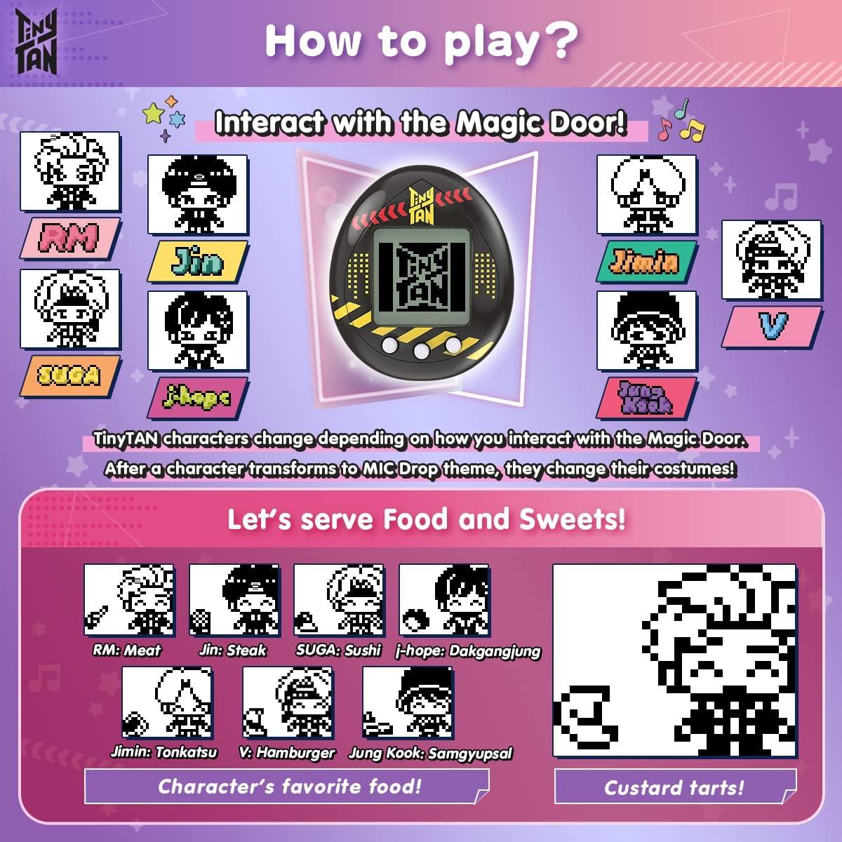 image:imageTamagotchi Nano x BTS TinyTAN Hugmy Tamagotchi Jimin ver Vinyl Figure 88871