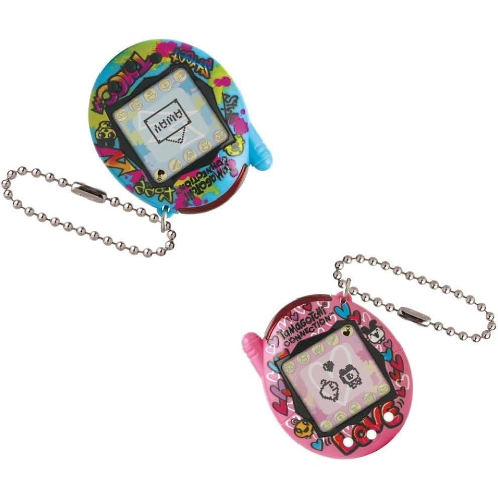 image:imageTamagotchi Connection Neon PlanetBlue Graffiti and Pink Graffiti