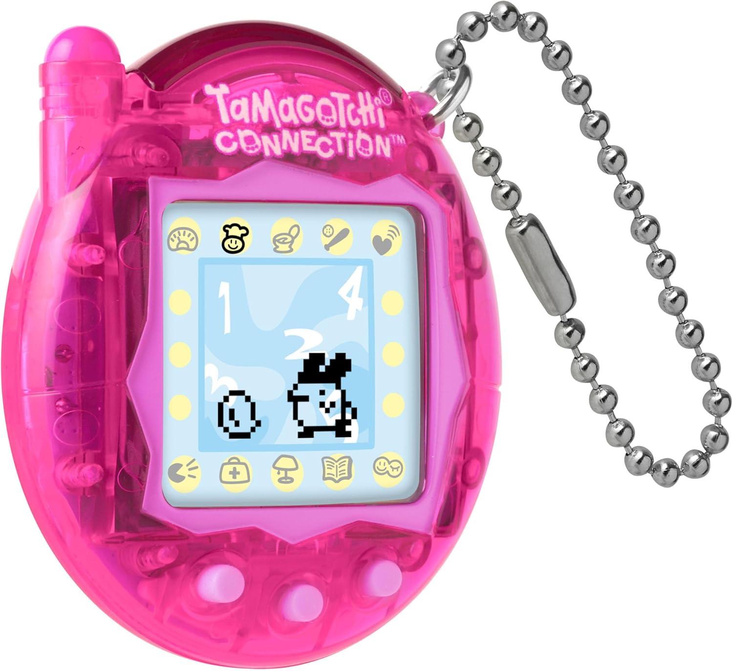 image:imageTAMAGOTCHI Bandai Electronic Pet Toy Translucent Digital Pink Shell with Infrared LinkTranslucent Pink