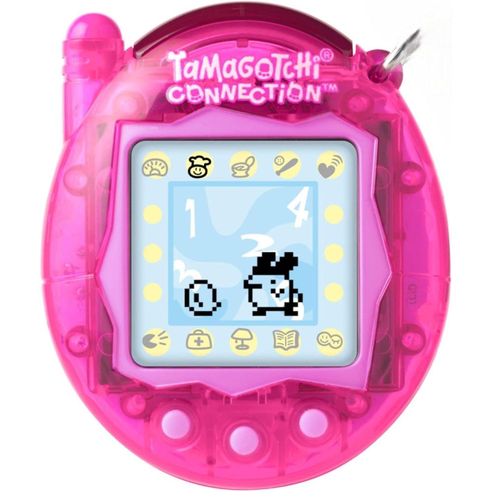 image:imageTAMAGOTCHI Bandai Electronic Pet Toy Translucent Digital Pink Shell with Infrared LinkTranslucent Pink